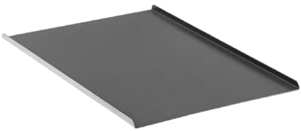 Teglia da Forno in Alluminio, Mezza Lamiera, Rettangolare, da 23,6 X 15,7 Pollici