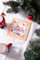 Sottopentola Natalizio in Ceramica con Scritta Merry Christmas in Ceramica adatto anche come sottopiatto e porta dolci di Natale 20cm