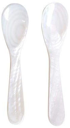 Set Di 2 Cucchiaio Da Caviale Uova Di Pesce In Madreperla