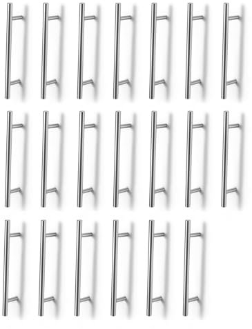 M.J COMFY-LIFE 15 Pack Cabinet Kitchen Handles, Bathroom Cabinet Handles (Silver, 160mm)