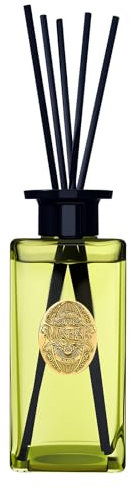 M&SENSE 300ml Raumduft Weißer Tee & Salbei Duft|Reed Diffuser mit 7 Duftstäbchen|Luxus Lufterfrischer für Badezimmer,Wohnung,Heimdekoration|Raumduft Stäbchen|Bathroom Shelf Decor