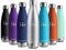 Thermosflasche 500ml, Vakuum Wasserflasche, Trinkflasche Edelstahl Auslaufsicher, BPA-Frei Thermoskanne Kohlensäure Geeignet, Trinkflasche für Sport, Schule, Uni, Yoga, Sport, Fahrrad, Camping, Gym