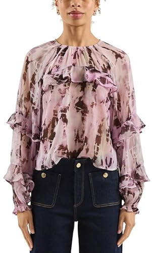 QS Chiffonbluse mit Rüschen