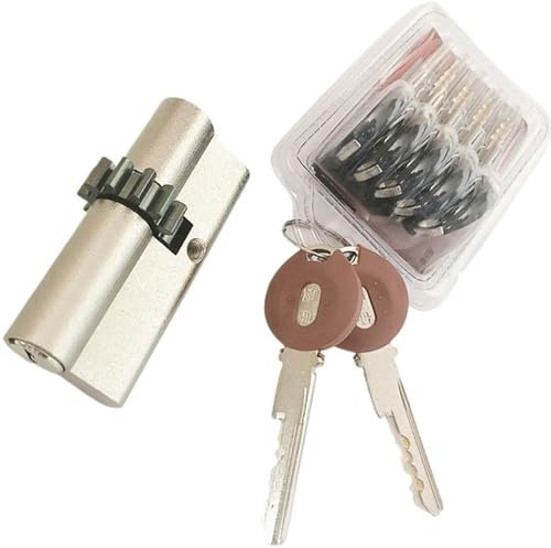 Cylindre Serrure, Barillet Porte D'entrée Cylindre de serrure à 11 dents, serrure de porte antivol, cylindre de serrure de porte extérieure, cylindre de serrure à 11 dents, serrure à 11 engrenages, se