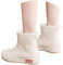 Stivaletti Bianchi Per Tacco Piccolo Stivali da pioggia per le donne, stivaletti da lavoro, scarpe da giardino antiscivolo in gomma, scarpe da lavaggio auto per lacci Scarpe Nero, beige, 44 EU