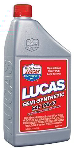 Lucas Oil 10336 Semi-Synthetic Sae 15W-40 Diesel Oil