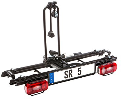 Bullwing SR5 Fahrradträger Anhängerkupplung E-Bike geeignet für 2 Fahrräder zusammenklappbar Fahrradheckträger Kupplungsträger Fahrradhalter Kupplung