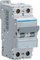 Interruptor automático magnetotérmico serie NR, 2P, 10A, curva C, 25KA