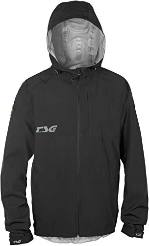 TSG Herren Drop Rain Jacket Jacke, Black, M