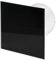 Bathroom Extractor Fan 125mm / 5 with Non Return Valve/Backdraft Shutter Kitchen Ventilator with Modern Front Panel (125mm Turbo Fan with Pull Cord Switch, Glass Black Polished/PTGBP)