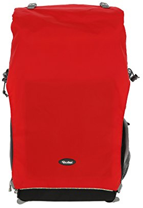 Rollei Traveler Fotorucksack Canyon XL - Professioneller Outdoor Fotorucksack, inkl. separatem Einsatz für die Kameraausrüstung, Stativhalterung und Laptopfach - Größe XL (50 L) - Sunset (Schwarz/Rot)