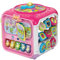 VTech- Super Cube des découvertes Rose, 183455 - Version FR