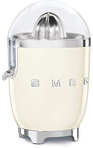 SMEG Spremiagrumi CJF01CREU, Acciaio Inossidabile, Panna