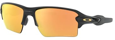 Oakley OO9188 Flak 2.0 XL Rectangular Polarized Sunglasses, Matte Black