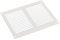 Steinberg14 Griglia di Ventilazione Rettangolare 200x150 mm - Griglie di Aerazione in Metallo Bianco - Serranda di Scarico dell'aria con Zanzariera - Copri Bocchetta Interna a Parete e a Soffitto