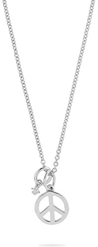 Guido Maria Kretschmer Damen-Kette 925er Silber 1 Diamant One Size, Silber 32021890