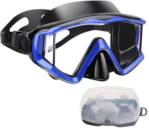 Diving mask Anti-Fog Swimming Snorkel mask Suitable for Adults Scuba Dive Swim Snorkeling Goggles Masks