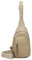 OBC Damen Bodybag Sling Tasche Rucksack Gürteltasche Crossbag Crossover Schultertasche Crossbody Brusttasche Umhängetasche Taupe