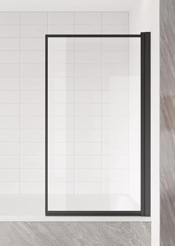 Medal Baignoire 5 mm avec nano-revêtement 60 x 140 cm Noir mat