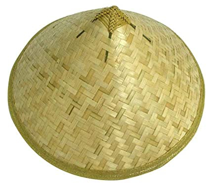 Sombrero de paja de bambú de estilo chino, sombrero de pesca para agricultores, sombrero de paja y sombrero de paja resistente a la lluvia, tejido a mano, viaje para adultos