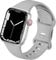 HdanMole Sport Strap Compatible with Apple Watch Straps 40mm 38mm 41mm 42mm 44mm 45mm 46mm, Silicone Strap Replacement for iWatch Straps Series 10 9 8 7 6 5 4 3 2 1 SE Women Men, Gray