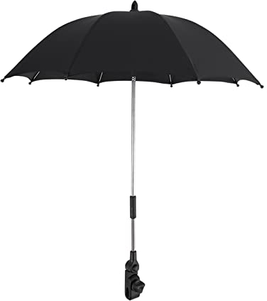 Kinderwagen-Regenschirm, Rollstuhl, Kinderwagen, Kinderwagen, Kinderwagen, Regenschirm und Halter, Sonnenschirm, UV-Strahlen, Sonnenschutz, UV-Regenschutz, Regenschirm mit