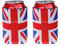 Tiuimk 2 Pack British Flag Coke Can Coolers - Neoprene Bottle and Can Sleeves for Party Favors and Gifts