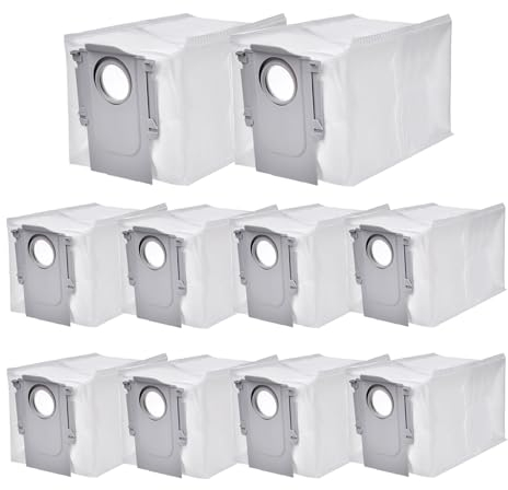 Q Revo Staubbeutel für Roborock 10 Stück Staubsaugerbeutel für Roborock Q Revo Zubehör Saugroboter Beutel Dust Bag Großer Kapazität Ersatzbeutel Filterbeutel Ersatzteile
