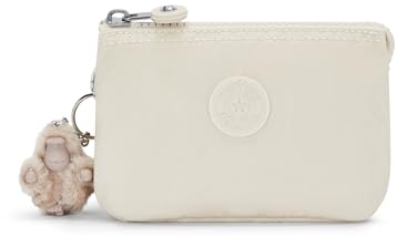 Kipling Creativity S Petit Sac à Main, Pochettes, étuis, Beige Pearl (Blanc)