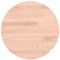 vidaXL Tischplatte, Holzplatte Holztischplatte Rund, Ersatzplatte Platte für Beistelltisch Bartisch, Massivholztischplatte Esstischplatte, Ø30x1,5 cm Massivholz Buche