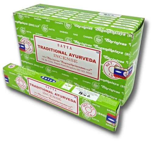 Satya Räucherstäbchen x LAVISA, Meditation, Aromatherapie, Duft (Traditionelles Ayurveda)