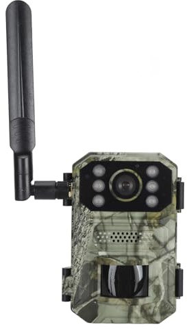 VBESTLIFE 4K-Wildkamera, Bewegungserkennung, Solarladepanel, 4G LTE-Wildjagdkamera mit Weitwinkelüberwachung für den Außenbereich