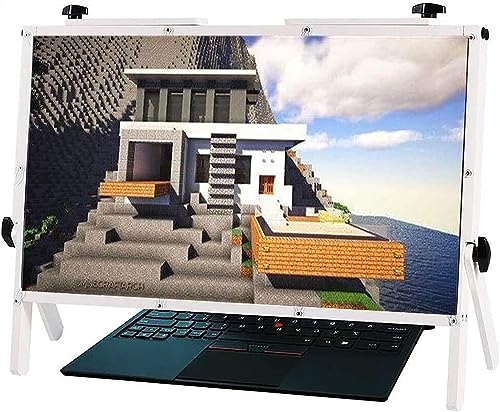 SSDDLZEQ Laptop-Bildschirmverlängerung, Laptop 3D 22 Laptop-Computer-Bildschirmlupe, Bildschirmlupe mit