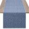 JEMIDI Tischläufer modern Blau 40x240cm - 100% Baumwolle - Moderne Tischläufer - Oeko-Tex Zertifiziert - Stoff Tischläufer - Table Runner Extra Lang - Maschinenwaschbar