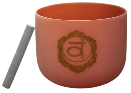 Crystal Singing Bowls, Quartz Bowl Mindfulness Instruments(8 14IN With Bag)