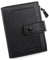 GOIACII Portefeuille pour homme à deux volets avec blocage RFID, poche zippée pour pièces de monnaie, compartiments pour billets, porte-cartes et fenêtre d'identité, noire de nuit, Minimaliste