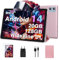 DEERTiME Tablette 10 Pouces, Android 14 Tablette Tactile avec 20Go RAM+128Go ROM(TF Extensible 2To), 8 Cœurs, WiFi 6, 5G+2.4G WiFi/WideVine L1/ BT5.0 / Tablette avec Assurance écran d'un an-Or Rose