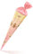 Deine Schulhelden Schultüte - Zuckertüte Einschulung Stabile Geschenkverpackung in Rosa für Mädchen - Länge 70cm - Geschwistertüte Made in Germany