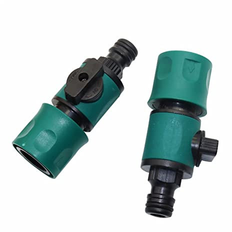 REETBQNMN 20 PCs 1/4 Inch Hose Accessories Quick Connector Fast Couplings for Car Washing Irrigation System Fittings Hose Linker