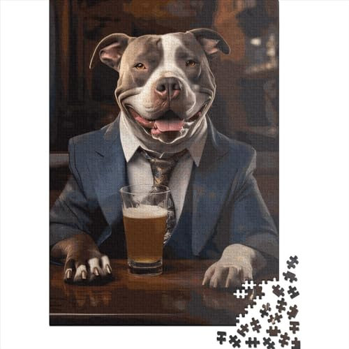 Bully Family Fun Premium Puzzle aus Karton für Frauen und Männer, 38x26cm / 1000 Teile