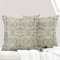 ECZOIL 2er Set Boho Kissenbezug 50x50 cm Kissenhülle Dekorative Dekokissen Boho Stil Vintage Zierkissen für Wohnzimmer Schlafzimmer Sofa Home Decor mit Verstecktem Reißverschluss - Gelb Grau