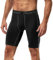 Roadbox Herren Kompressionsshorts, Männer Sport Unterhosen Schnelltrocknendes Sportunterwäsche, Tights Kurz Funktionsunterwäsche Laufunterwäsche Radlerhose Sportunterhose（Black）