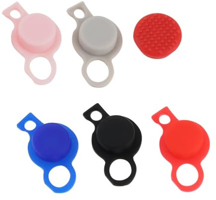 ECSiNG 6 pezzi C-Stick C Key Cap Stick Stick Circle Pad Button Grip Cap Cover Compatibile con Nintendo 3DS XL 2DS XL 5 colori