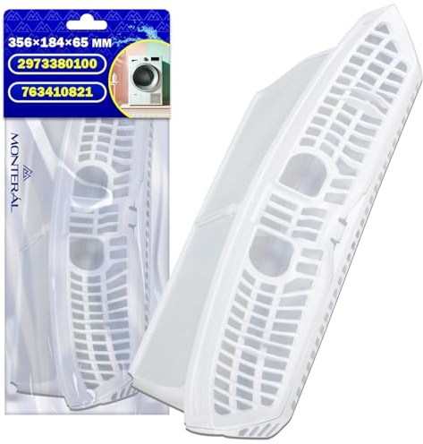 Flusensieb Filter für Trockner 356x184x65 mm 2973380100 für Beko | 763410821 für Smeg - Garantie 10 Jahre - MONTERAL