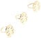 3PCS Mini Nail Art Finger Rings, Aluminum Wearable Metal Manicure for Nail Art Display, Mix Colors Efficiently
