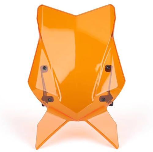 Parabrisas Delantero Panel De Carenado Deflector De Viento Protector De Pantalla Para Motocicleta Para KTM 790 DUKE 2018-2024 890 2020-2023 (Naranja)