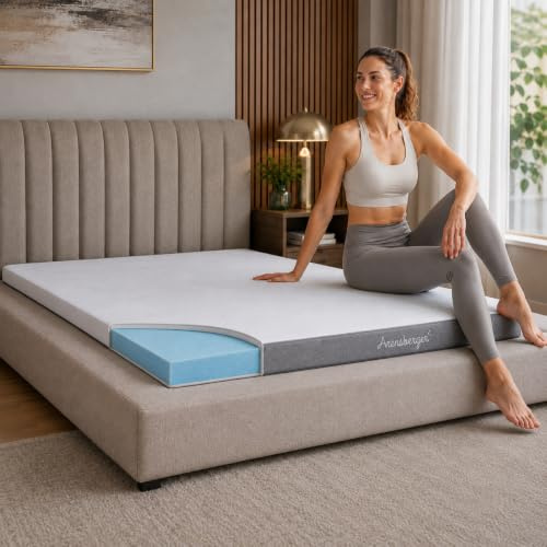 Arensberger Matratze LINA 90x190cm Höhe 11cm | NANOCELL® Gel-Schaum | Mittelfest H3 | Premium-Bezug 240g/m² | 60°C waschbar | Kaltschaum-Matratze 90x190 | Öko-Tex Zertifiziert