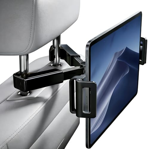 HIAHXC Car Headrest Tablet Holder Mount, iPad Back Seat Mount for Kids