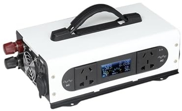 Convertisseur de Batterie Externe Multifonctionnel à Onde sinusoïdale Pure de 1550 W