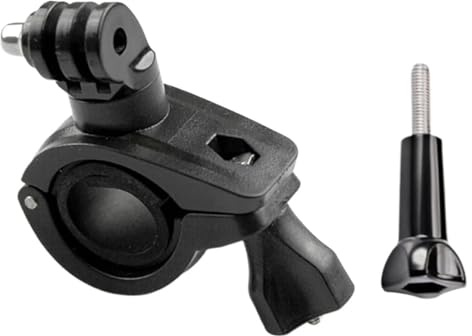 Handlebar Mount Holder, Compatible with GoPro, Hero 4-8 | 360° rotation bike motorcycle mount, PC skeletons and frames accessory(With screws)
